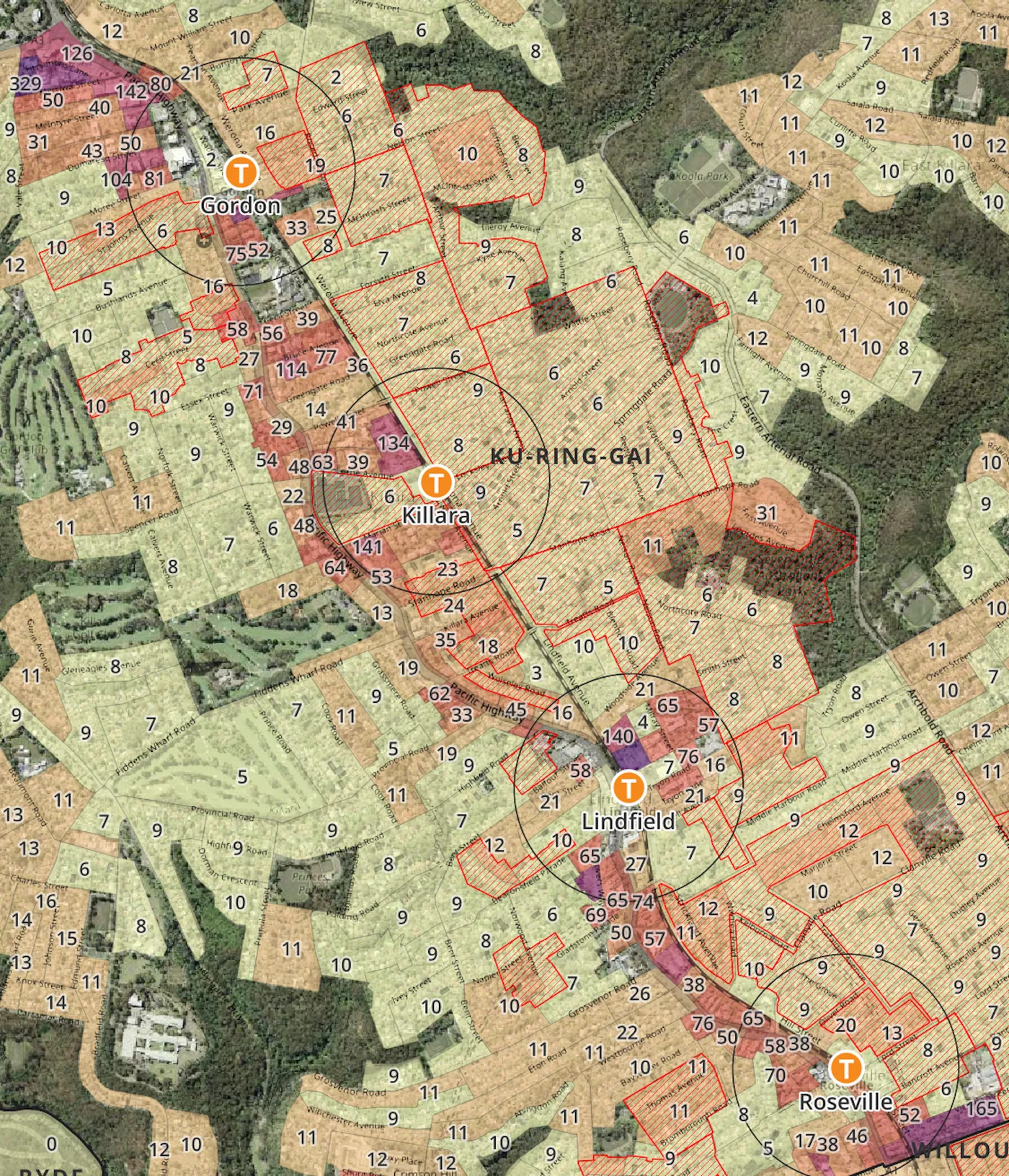 How Many Dwellings in a TOD Catchment?